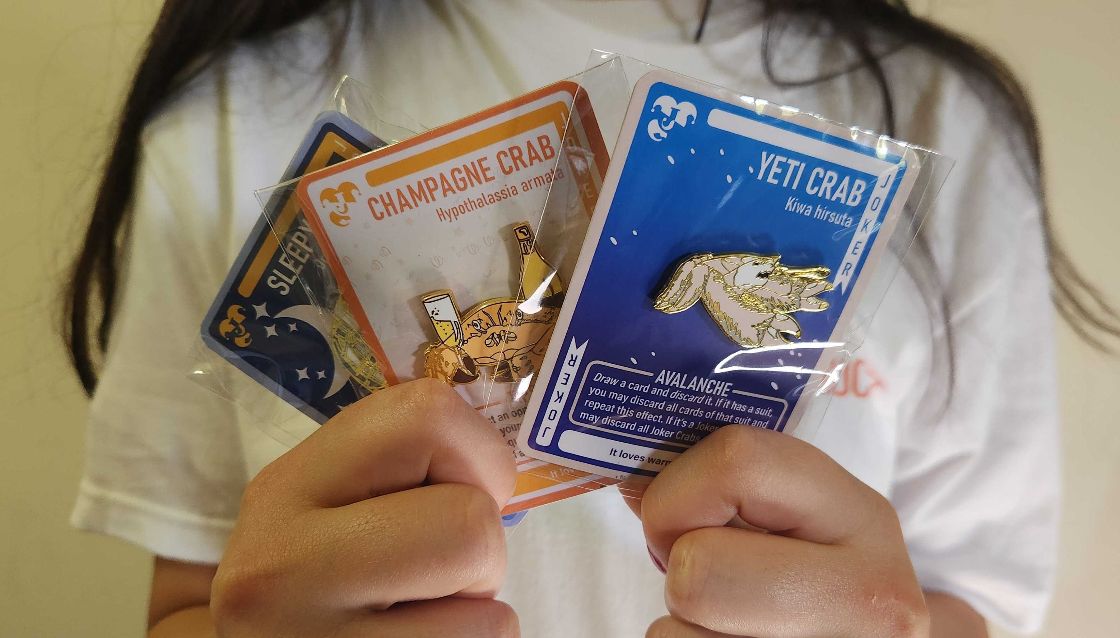 Joker Crab Pins