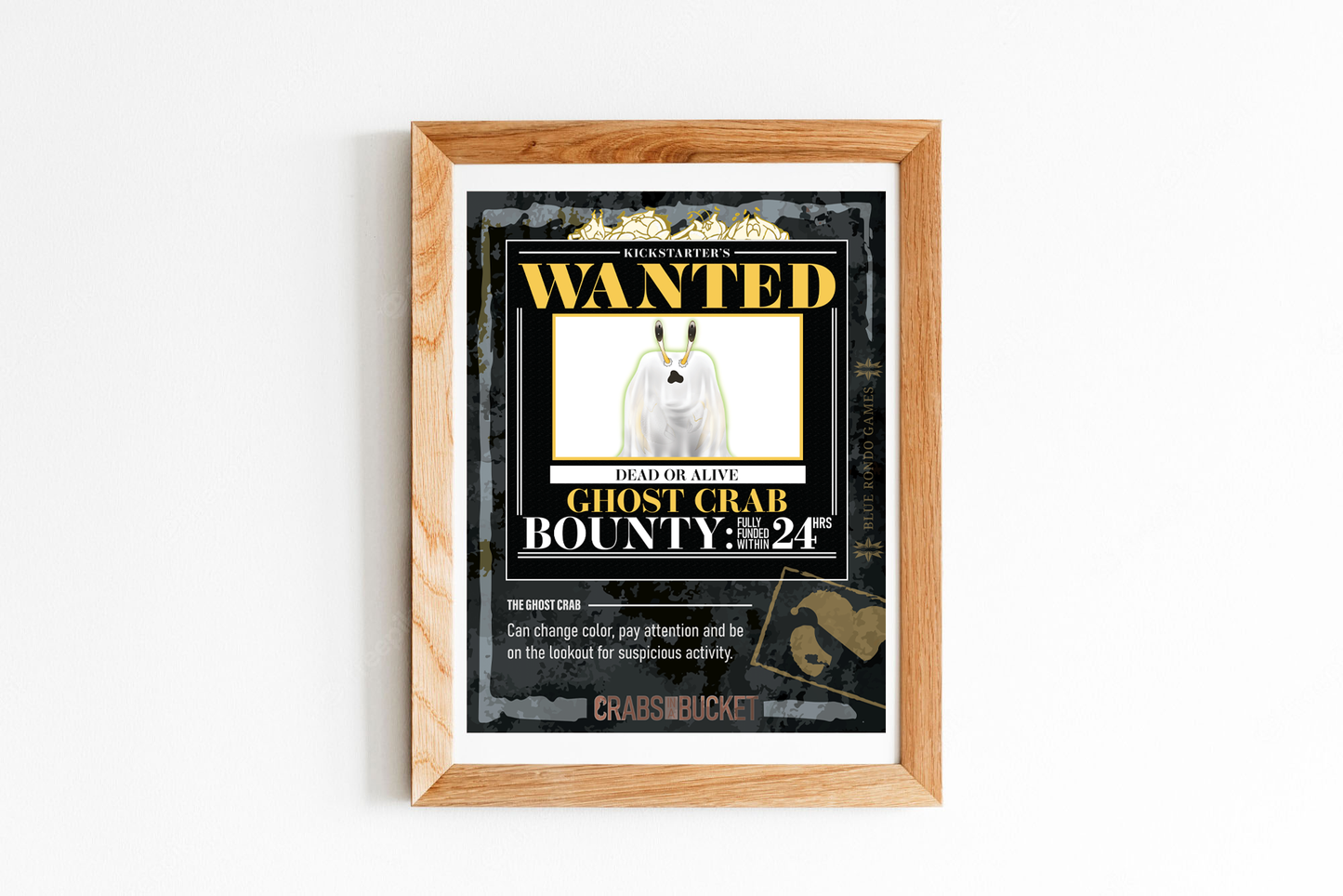 Ghost Crab Wanted Poster