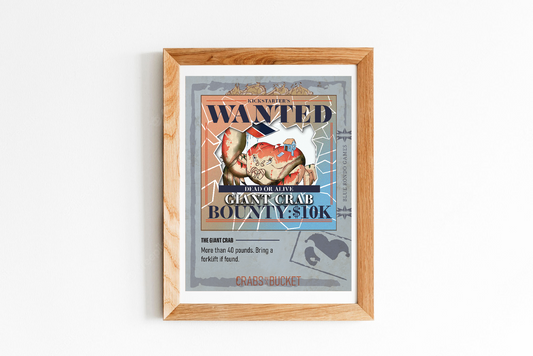 Giant Crab Wanted Poster