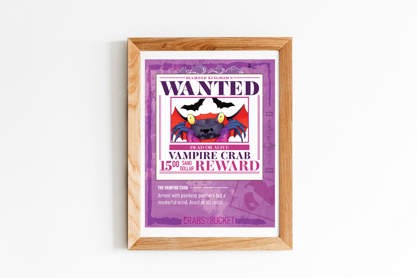 Vampire Crab Wanted Poster