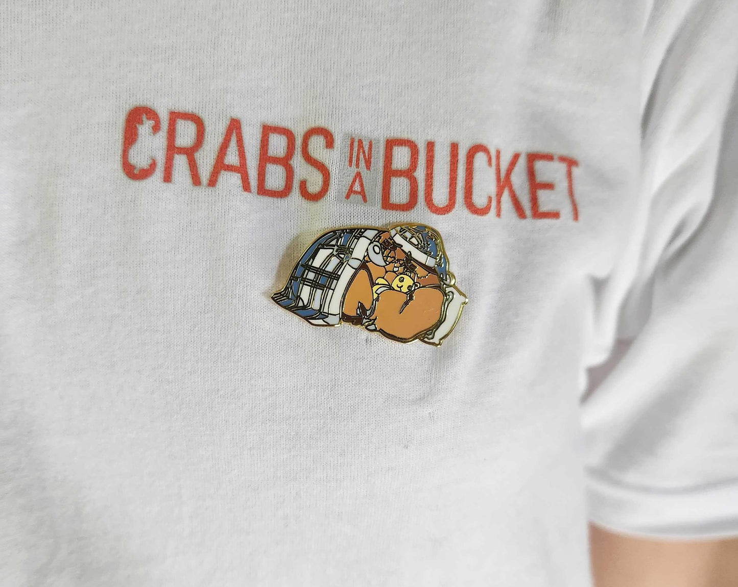 Sleepy Crab Enamel Pin (Limited Edition)