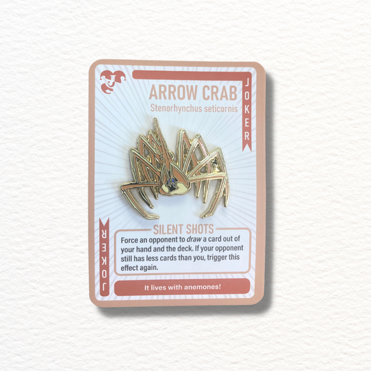 Arrow Crab Enamel Pin (Limited Edition)