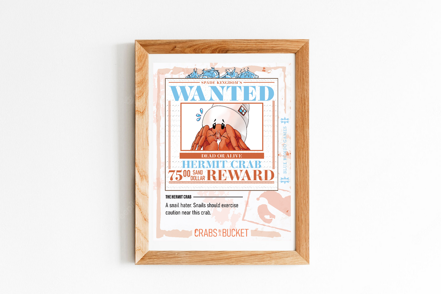 Hermit Crab Wanted Poster