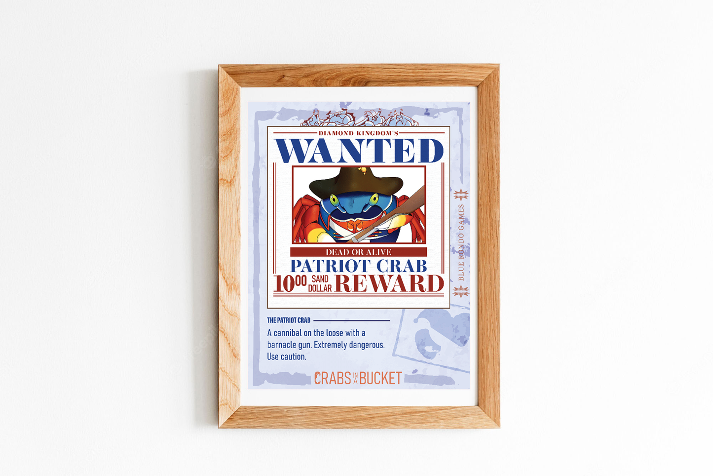 Patriot Crab Wanted Poster