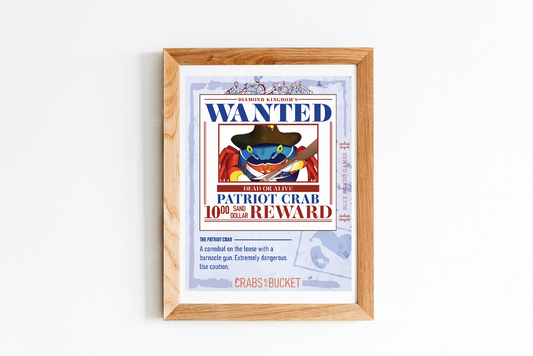 Patriot Crab Wanted Poster