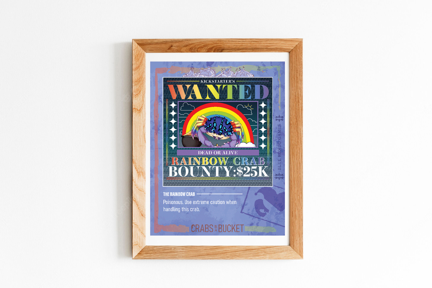 Rainbow Crab Wanted Poster