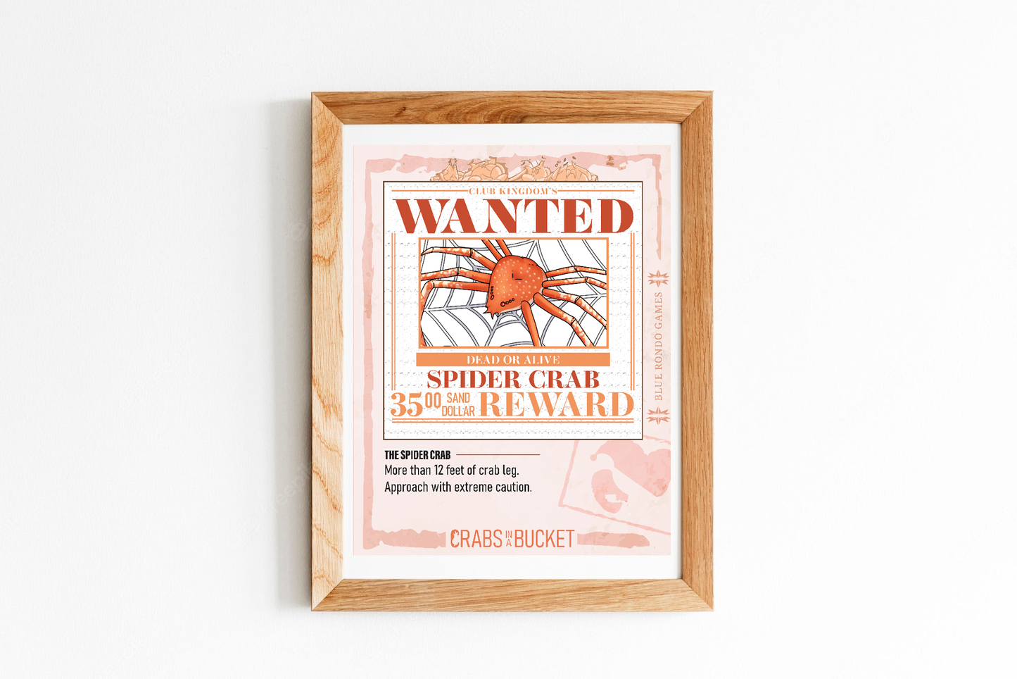 Spider Crab Wanted Poster