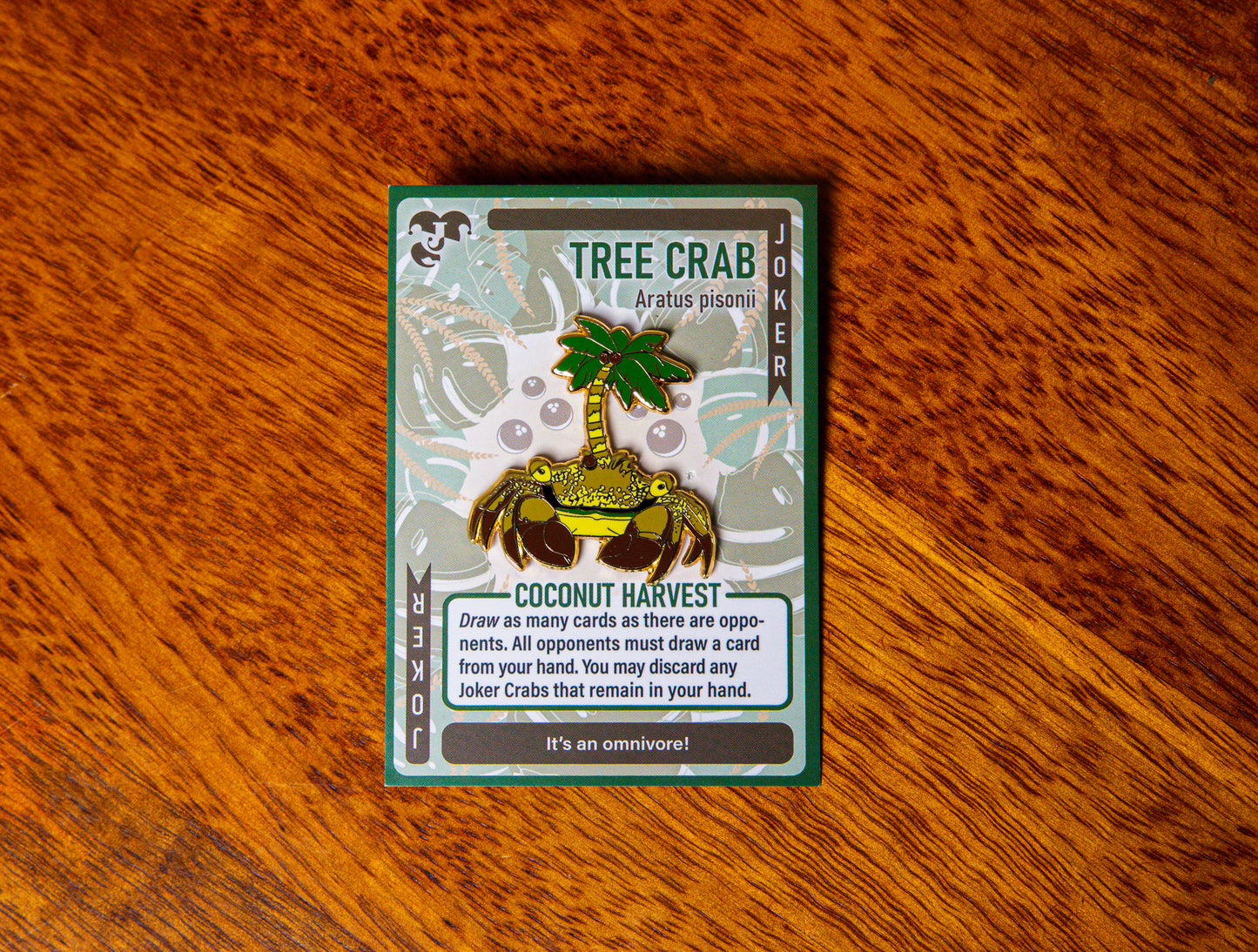 Tree Crab Enamel Pin (Limited Edition)