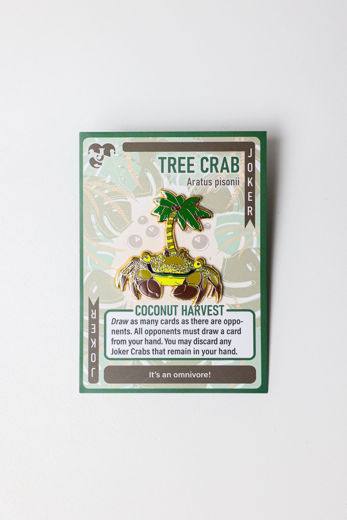 Tree Crab Enamel Pin (Limited Edition)