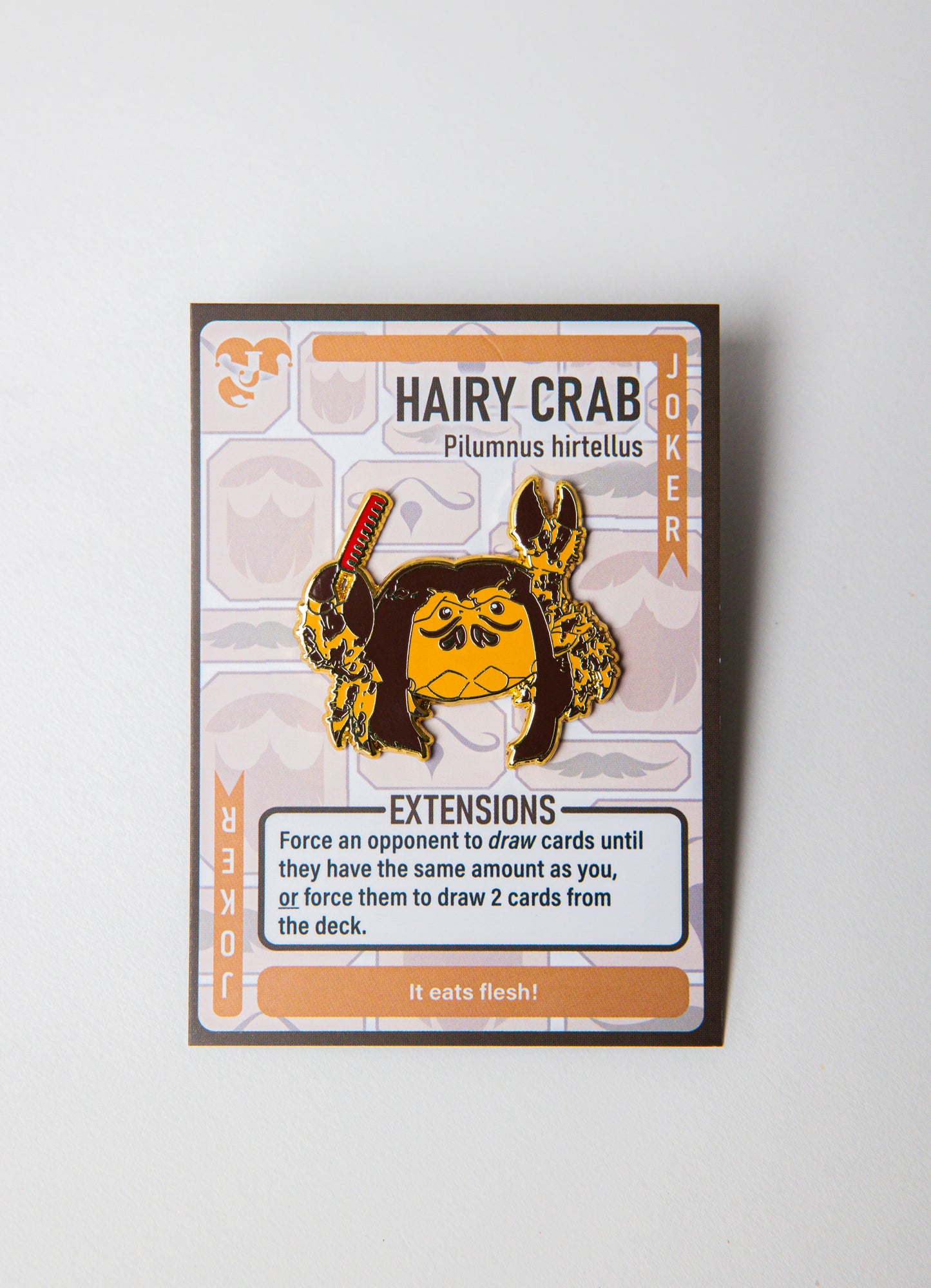 Hairy Crab Enamel Pin (Limited Edition)