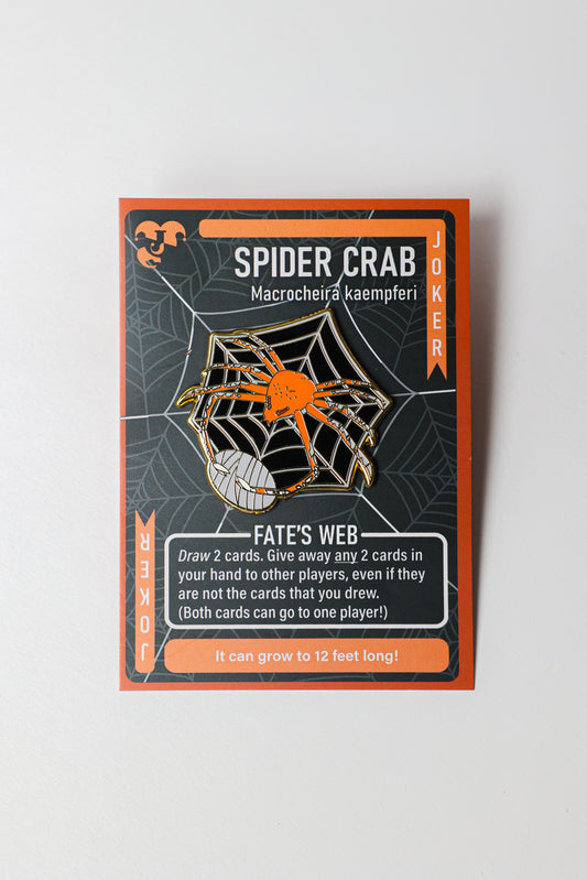 Spider Crab Enamel Pin (Limited Edition)